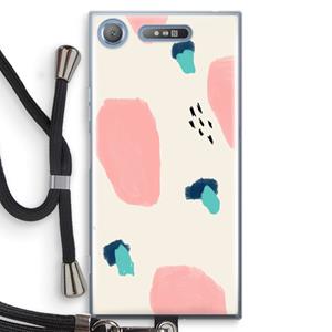 CaseCompany Monday Surprise: Sony Xperia XZ1 Transparant Hoesje met koord