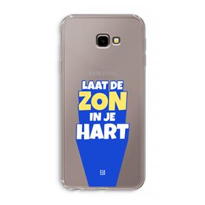 CaseCompany Laat de zon in je hart: Samsung Galaxy J4 Plus Transparant Hoesje