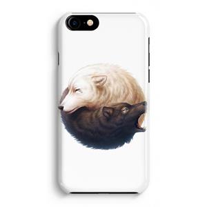 CaseCompany Yin Yang Wolves: iPhone 8 Volledig Geprint Hoesje