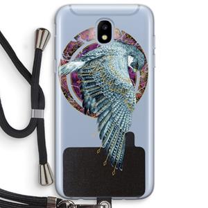CaseCompany Golden Falcon: Samsung Galaxy J5 (2017) Transparant Hoesje met koord