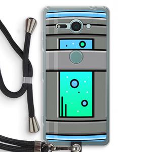 CaseCompany Chug Bottle: Sony Xperia XZ2 Compact Transparant Hoesje met koord