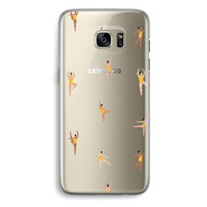 CaseCompany Dans #2: Samsung Galaxy S7 Edge Transparant Hoesje