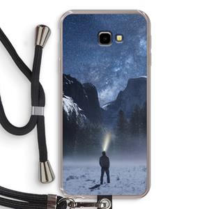 CaseCompany Wanderlust: Samsung Galaxy J4 Plus Transparant Hoesje met koord