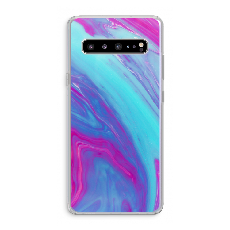 CaseCompany Zweverige regenboog: Samsung Galaxy S10 5G Transparant Hoesje