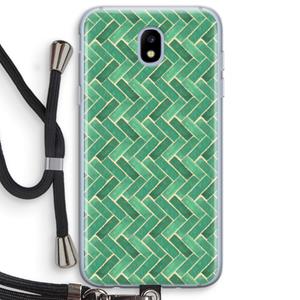CaseCompany Moroccan tiles 2: Samsung Galaxy J5 (2017) Transparant Hoesje met koord