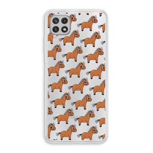 CaseCompany Pony: Samsung Galaxy A22 4G Transparant Hoesje