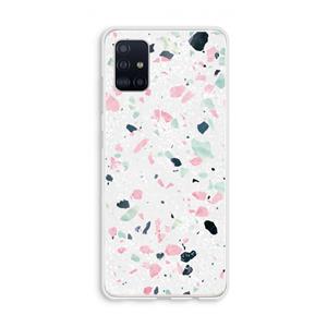 CaseCompany Terrazzo N°3: Galaxy A51 4G Transparant Hoesje