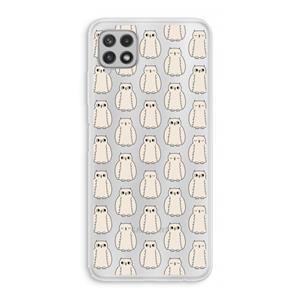 CaseCompany Uilen: Samsung Galaxy A22 4G Transparant Hoesje