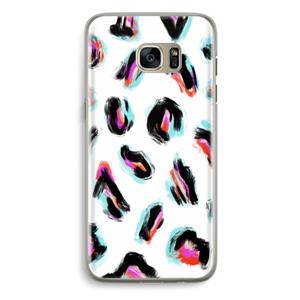 CaseCompany Cheetah color: Samsung Galaxy S7 Edge Transparant Hoesje