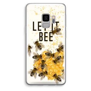 CaseCompany Let it bee: Samsung Galaxy S9 Transparant Hoesje