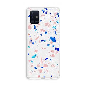 CaseCompany Terrazzo N°6: Galaxy A51 4G Transparant Hoesje