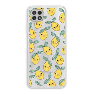 CaseCompany Citroenen: Samsung Galaxy A22 4G Transparant Hoesje