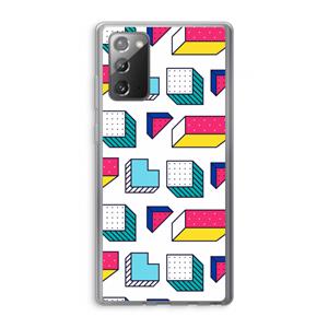 CaseCompany 8-bit N°7: Samsung Galaxy Note 20 / Note 20 5G Transparant Hoesje