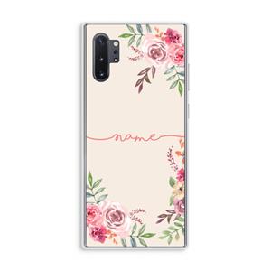 CaseCompany Rozen: Samsung Galaxy Note 10 Plus Transparant Hoesje