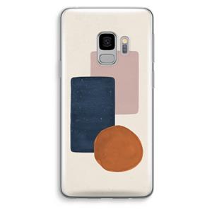 CaseCompany Geo #3: Samsung Galaxy S9 Transparant Hoesje