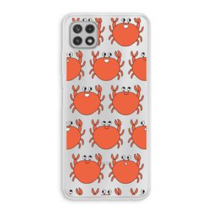 CaseCompany Krab: Samsung Galaxy A22 4G Transparant Hoesje