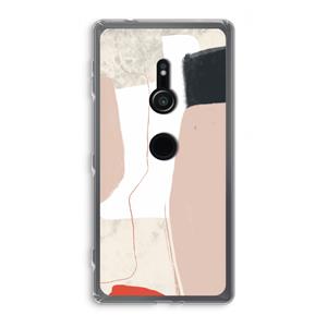 CaseCompany Lava: Sony Xperia XZ2 Transparant Hoesje