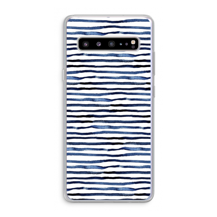 CaseCompany Verrassende lijnen: Samsung Galaxy S10 5G Transparant Hoesje