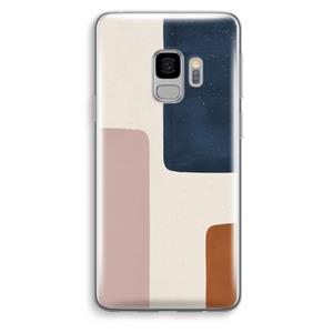 CaseCompany Geo #5: Samsung Galaxy S9 Transparant Hoesje