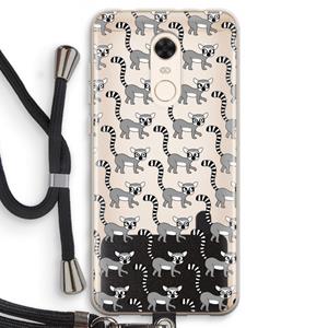 CaseCompany Makis: Xiaomi Redmi 5 Transparant Hoesje met koord