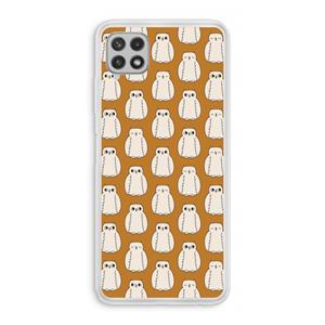 CaseCompany Uilen: Samsung Galaxy A22 4G Transparant Hoesje