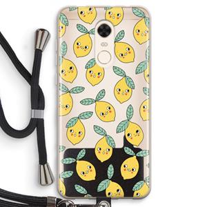 CaseCompany Citroenen: Xiaomi Redmi 5 Transparant Hoesje met koord