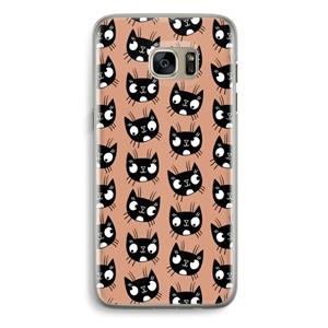 CaseCompany Kat: Samsung Galaxy S7 Edge Transparant Hoesje
