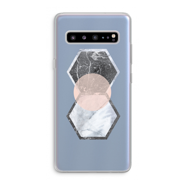 CaseCompany Creatieve toets: Samsung Galaxy S10 5G Transparant Hoesje