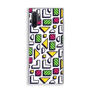 CaseCompany 8-bit N°4: Samsung Galaxy Note 10 Plus Transparant Hoesje