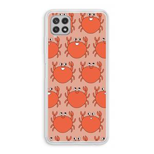 CaseCompany Krab: Samsung Galaxy A22 4G Transparant Hoesje