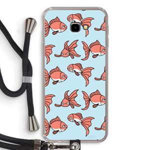 CaseCompany Blub: Samsung Galaxy J4 Plus Transparant Hoesje met koord