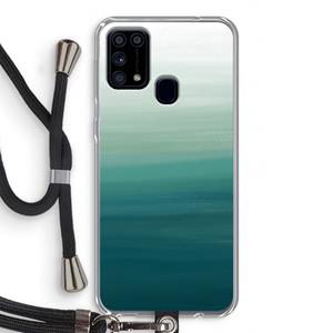 CaseCompany Ocean: Samsung Galaxy M31 Transparant Hoesje met koord
