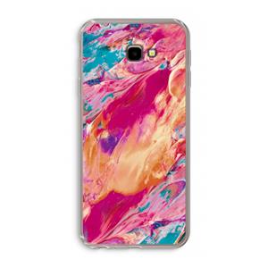 CaseCompany Pastel Echoes: Samsung Galaxy J4 Plus Transparant Hoesje