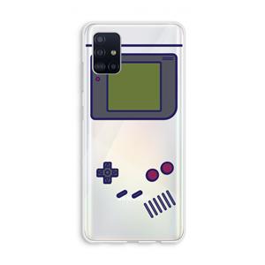 CaseCompany Game On: Galaxy A51 4G Transparant Hoesje