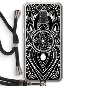 CaseCompany It's Complicated: Samsung Galaxy A8 (2018) Transparant Hoesje met koord