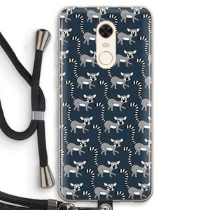 CaseCompany Makis: Xiaomi Redmi 5 Transparant Hoesje met koord