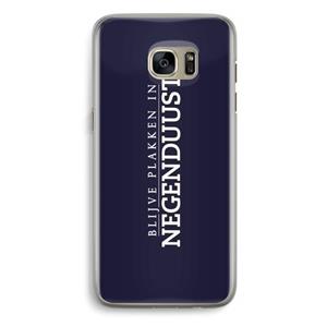 CaseCompany Blijve plakken in Negenduust: Samsung Galaxy S7 Edge Transparant Hoesje