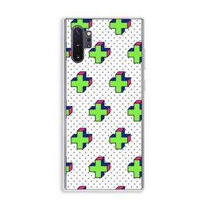 CaseCompany 8-bit N°10: Samsung Galaxy Note 10 Plus Transparant Hoesje