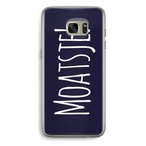 CaseCompany Moatsje!: Samsung Galaxy S7 Edge Transparant Hoesje