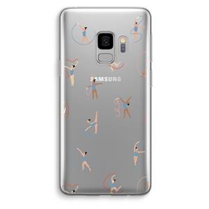 CaseCompany Dancing #3: Samsung Galaxy S9 Transparant Hoesje