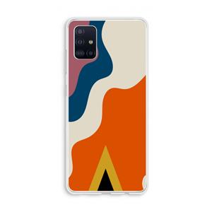 CaseCompany Noor A: Galaxy A51 4G Transparant Hoesje
