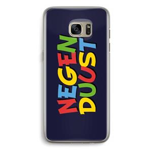CaseCompany 90's One: Samsung Galaxy S7 Edge Transparant Hoesje