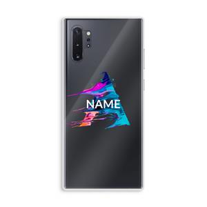 CaseCompany Abstract Spectrum: Samsung Galaxy Note 10 Plus Transparant Hoesje
