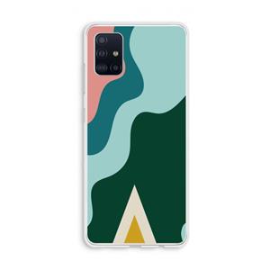 CaseCompany Noor B: Galaxy A51 4G Transparant Hoesje