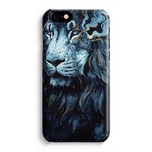 CaseCompany Darkness Lion: iPhone 8 Volledig Geprint Hoesje
