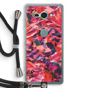 CaseCompany California: Sony Xperia XZ2 Compact Transparant Hoesje met koord