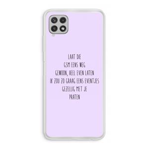 CaseCompany GSM: Samsung Galaxy A22 4G Transparant Hoesje