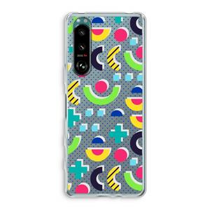 CaseCompany 8-bit N°1: Sony Xperia 5 III Transparant Hoesje