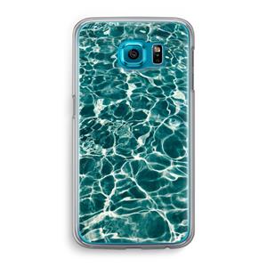 CaseCompany Weerkaatsing water: Samsung Galaxy S6 Transparant Hoesje