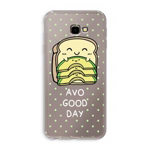 CaseCompany Avo Good Day: Samsung Galaxy J4 Plus Transparant Hoesje